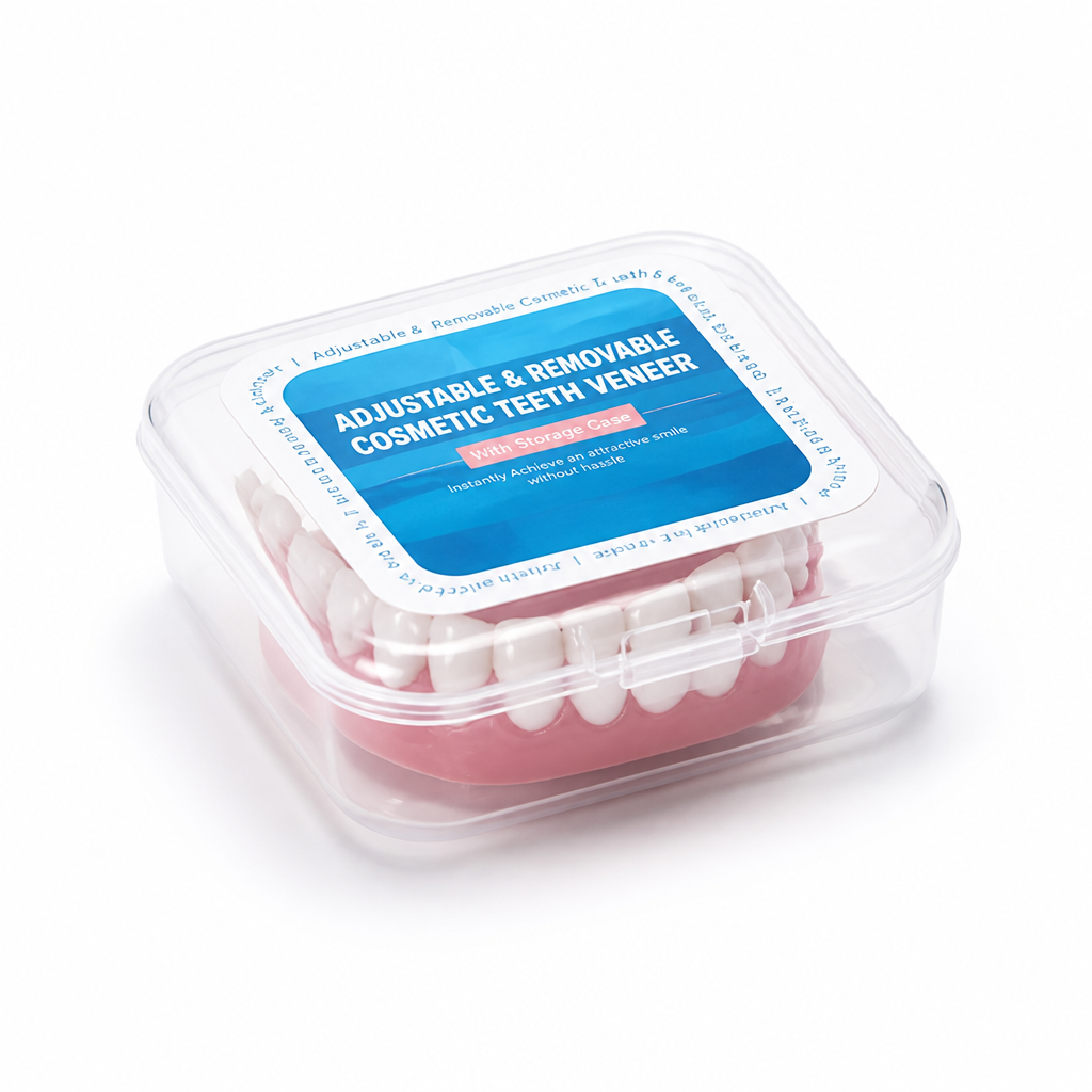 Adjustable & Removable Cosmetic Teeth Veneer (With Storage Case)