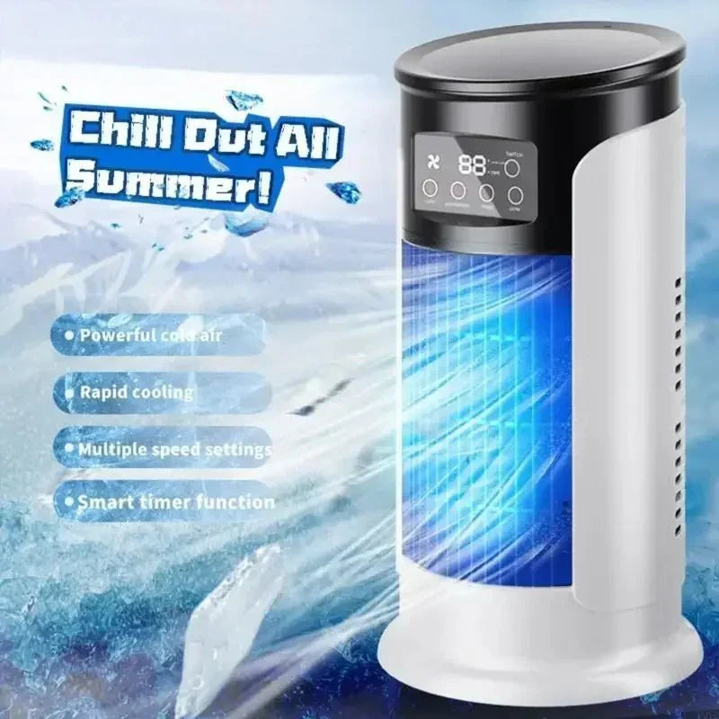 Compact 6-Speed Evaporative Air Cooler – Quiet Fan for Home and Office