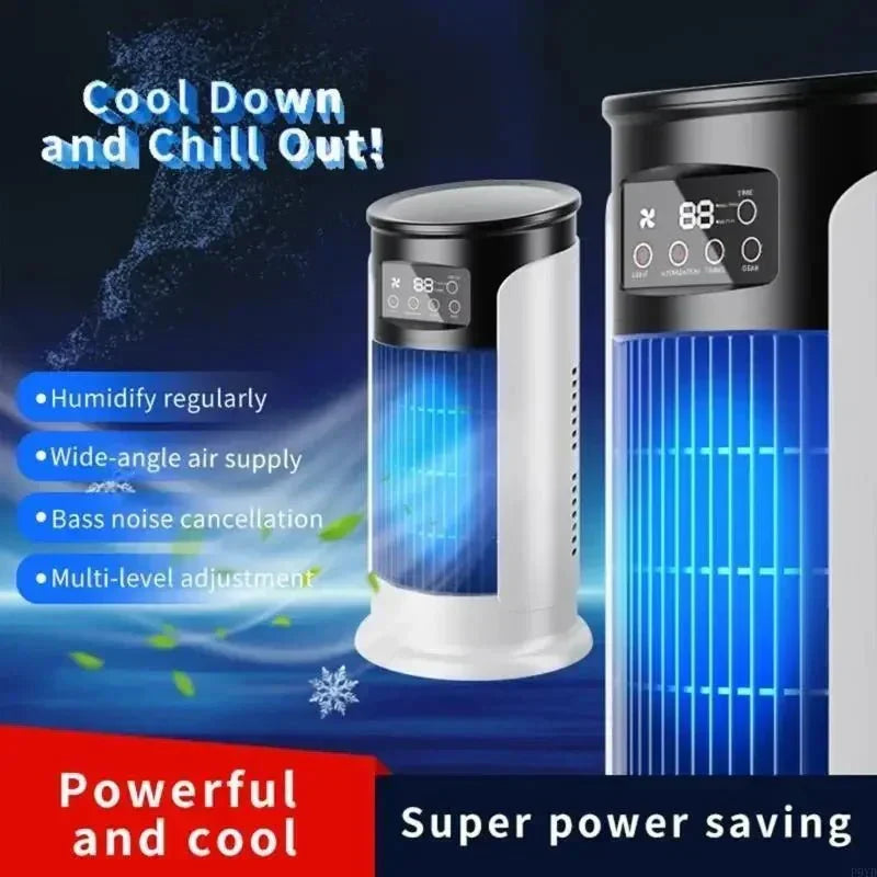 Compact 6-Speed Evaporative Air Cooler – Quiet Fan for Home and Office