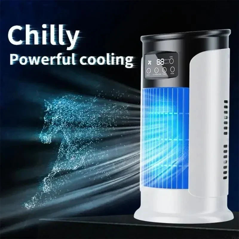 Compact 6-Speed Evaporative Air Cooler – Quiet Fan for Home and Office