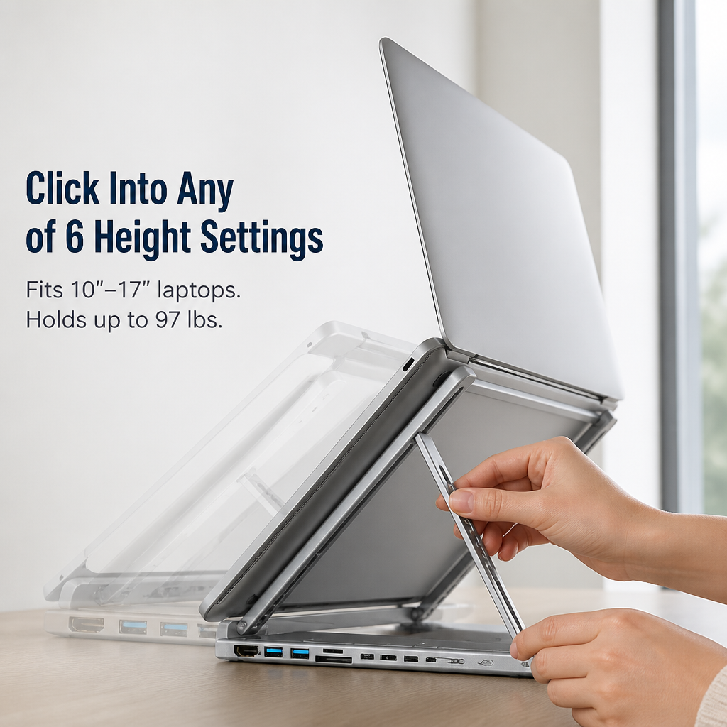 VersaFusion™ — Master Your Desk with Seamless Power and All-Day Comfort