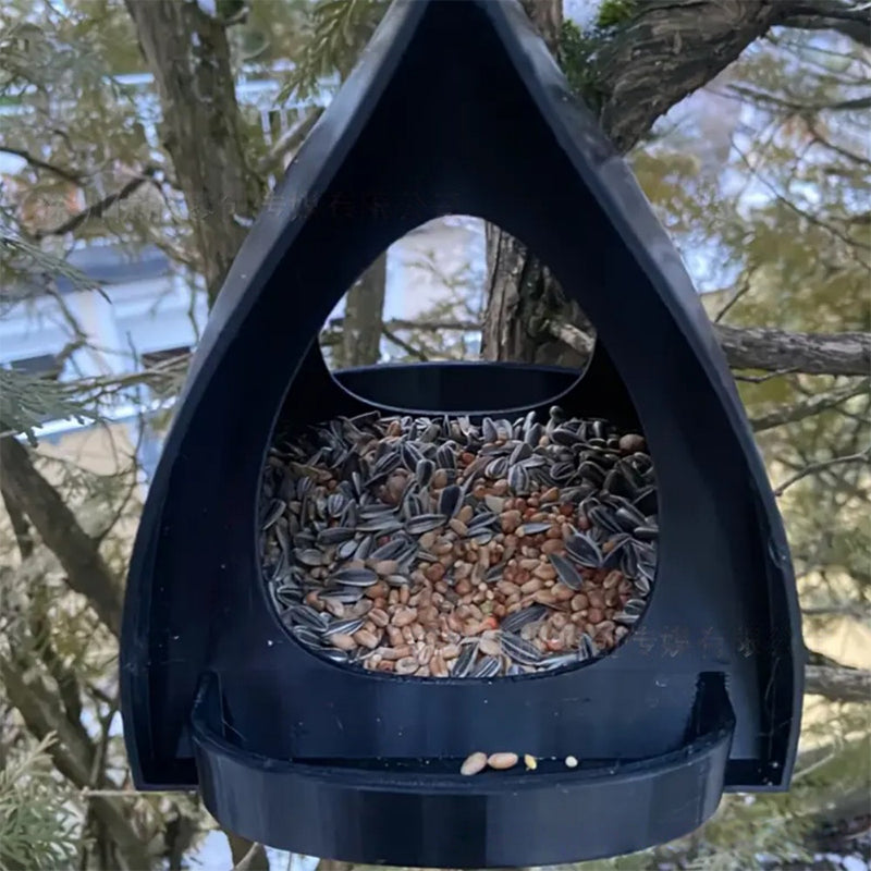 Hanging Bird Feeder House – Keeps Feed Dry in All Weather Conditions