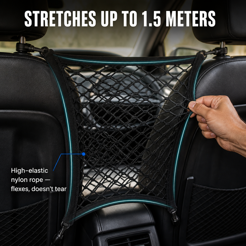 ShieldBarrier™ — Prevent Pets and Kids From Climbing Up Front While Driving