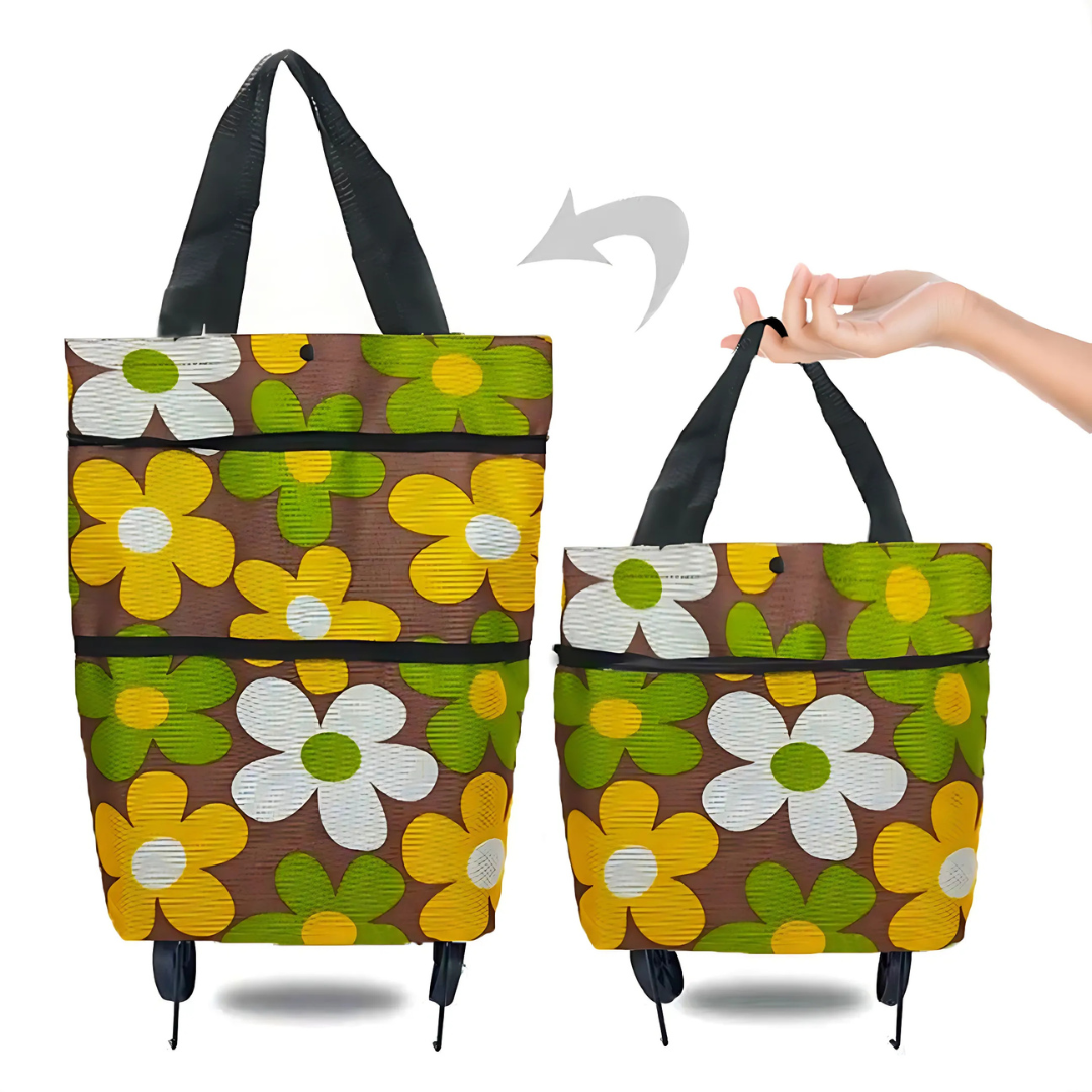 Wheeled Foldable Shopping Cart