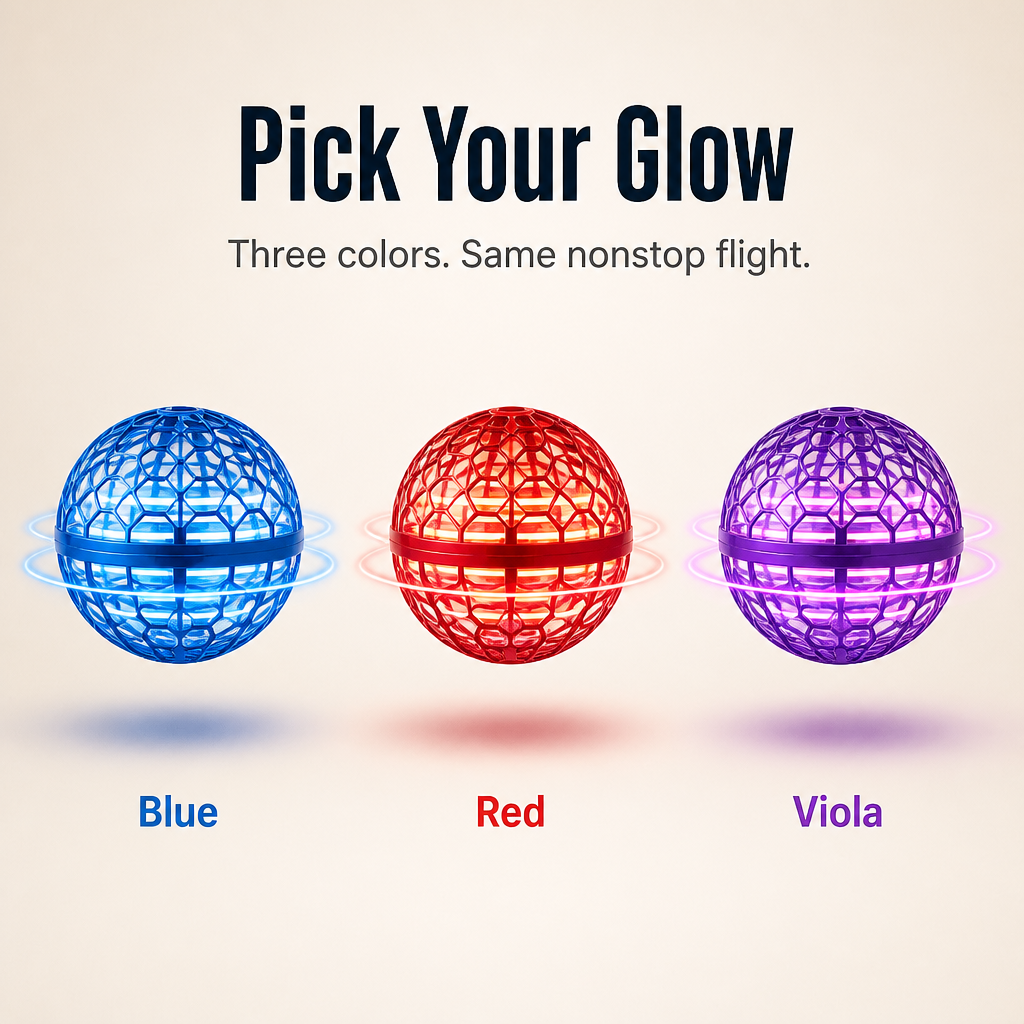 AeroLuxe™ Orb — Throw It, Glide It, Return It Like a Boomerang to Your Hand