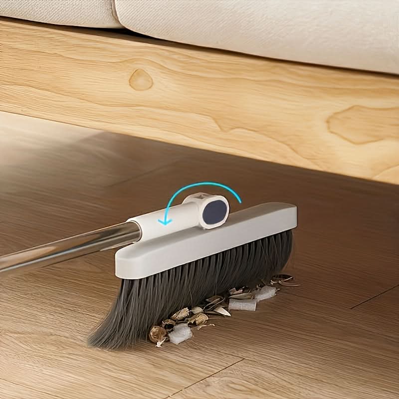 Cleaning Set with Long Handle Broom and Dustpan