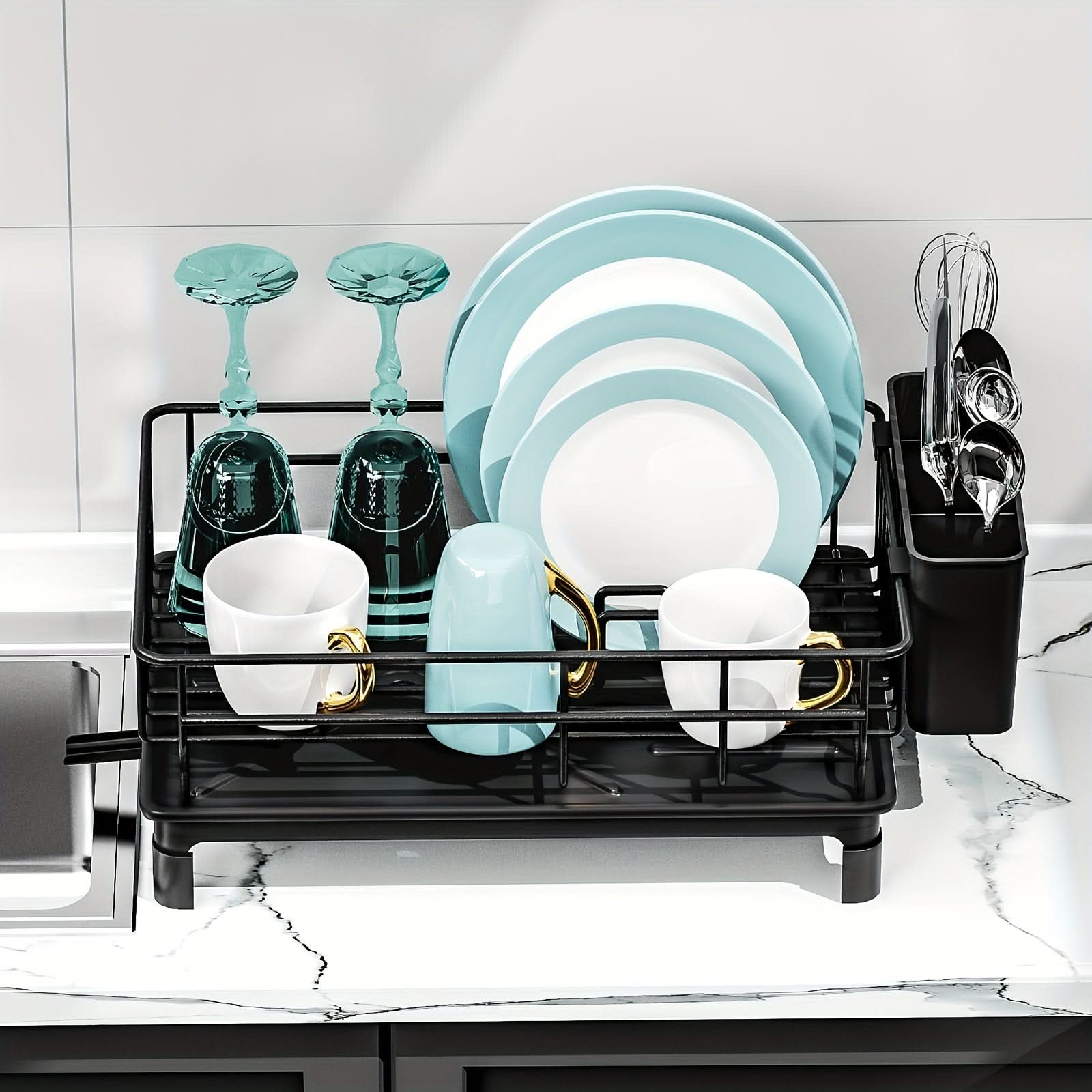 Dish Drying Rack – Kitchen Organizer for Drying Dishes