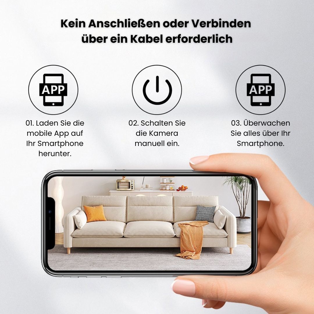 Indoor Security Camera | Night Vision & Motion Sensor | HomeEye