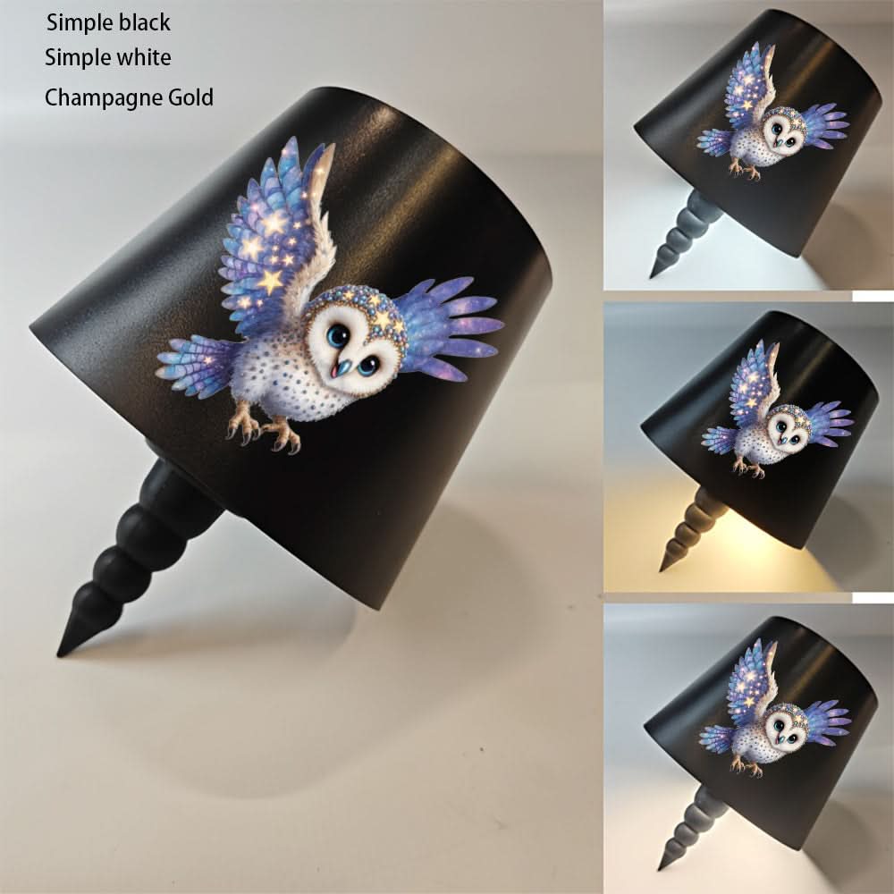 Multifunctional Owl Design LED Table Lamp - Bottle Style