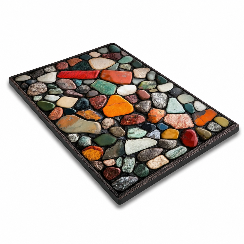 Quick-Dry Diatomaceous Earth Bath Mat (Non-Slip Rubber Base)