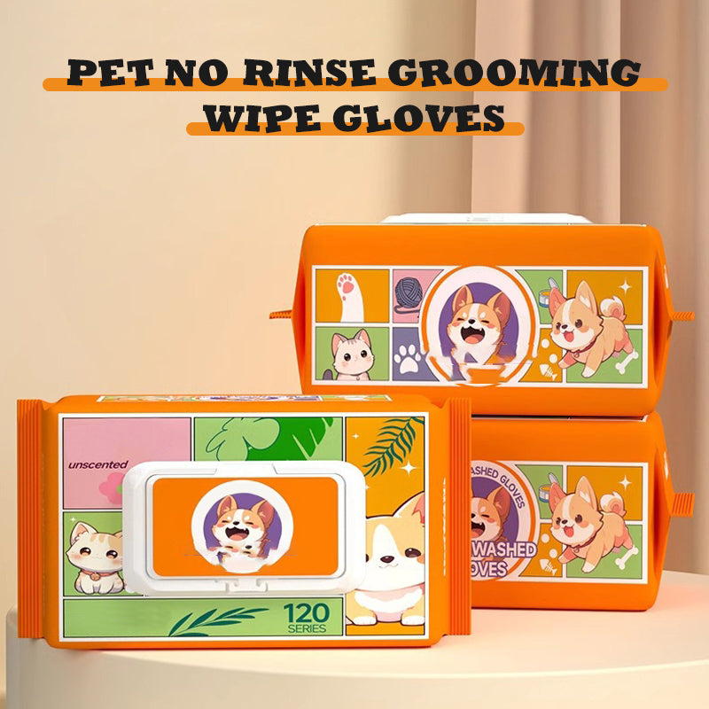 Waterless Antibacterial Gloves for Animal Care