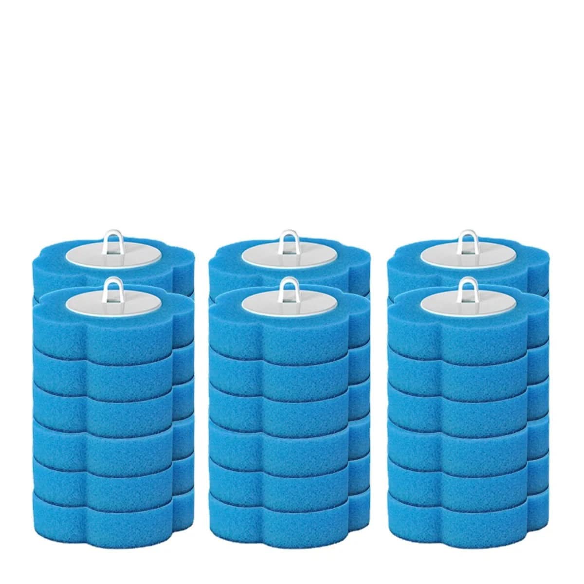 Disposable Toilet Brush Set with Interchangeable Heads