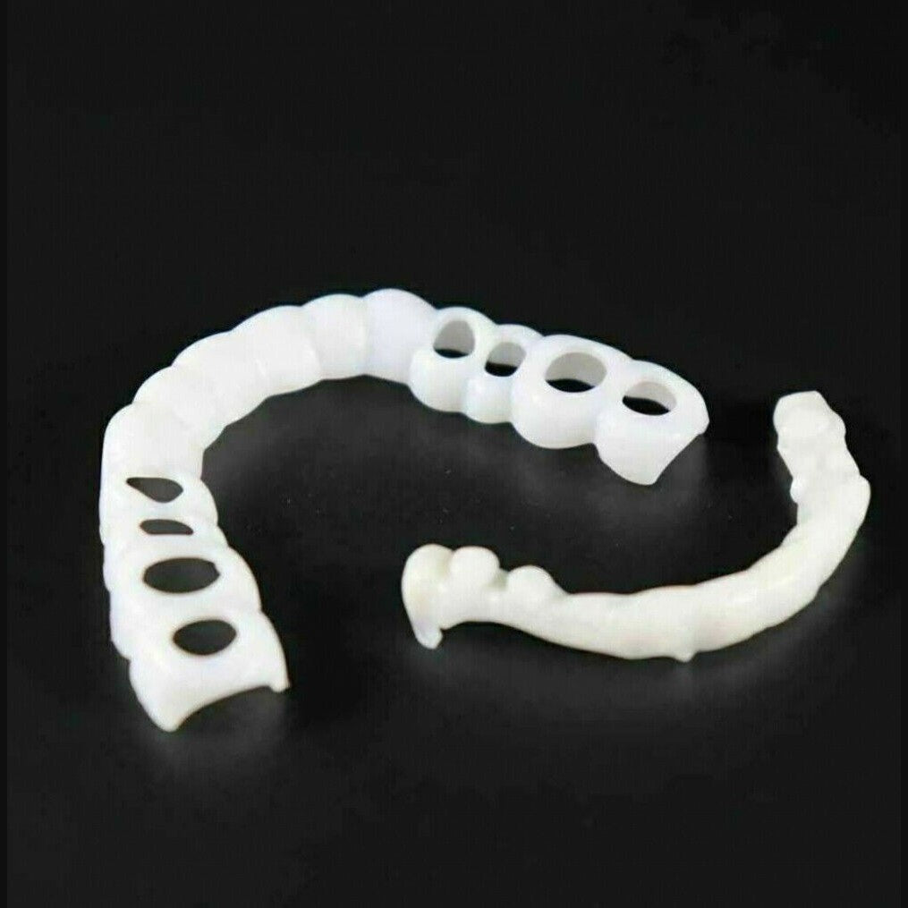 Removable Smile Cover Snap-On Veneers for Top and Bottom Teeth