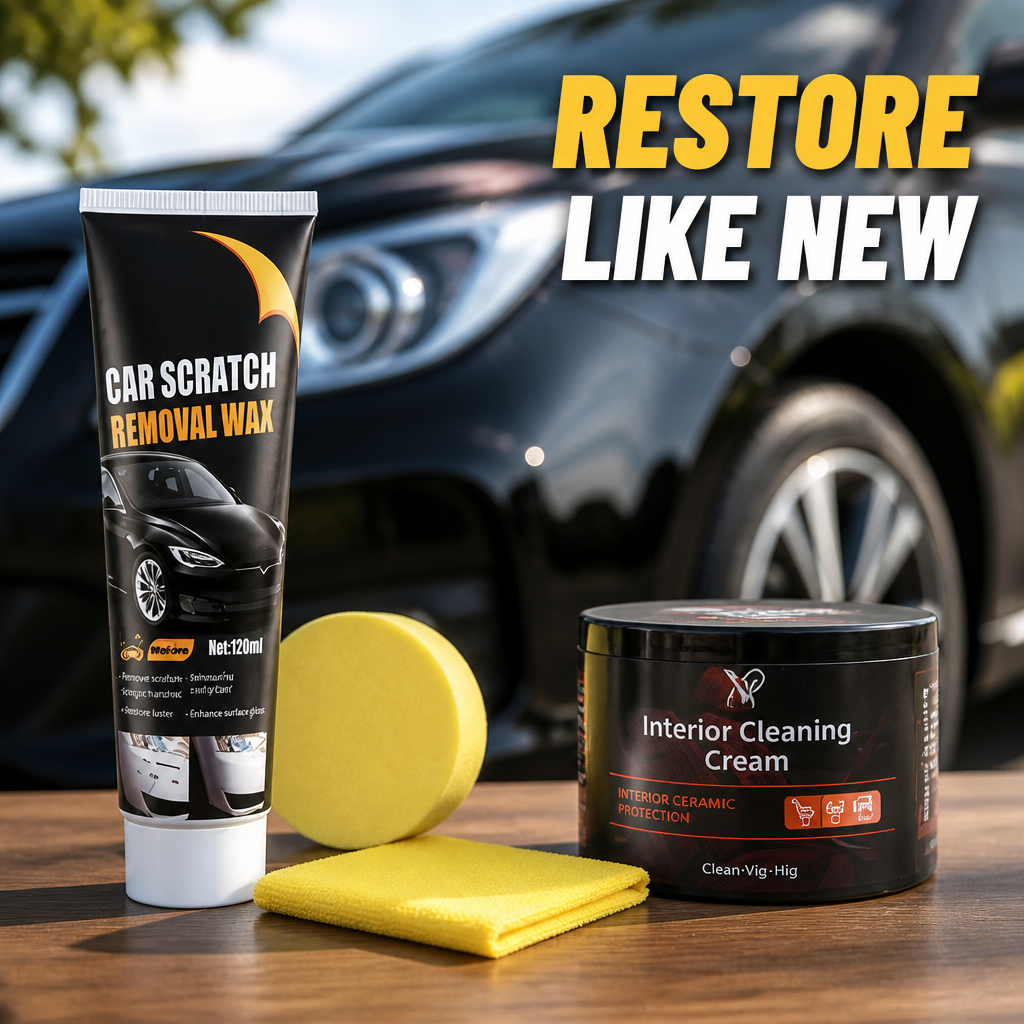 RadiantRide™ Scratch Renewal Paste — Transform Your Car’s Look and Pride in Minutes