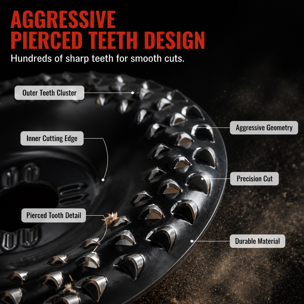 VeloCraft™ — Sculpt, Carve & Hog Wood at Double Speed on Any 5″ Grinder
