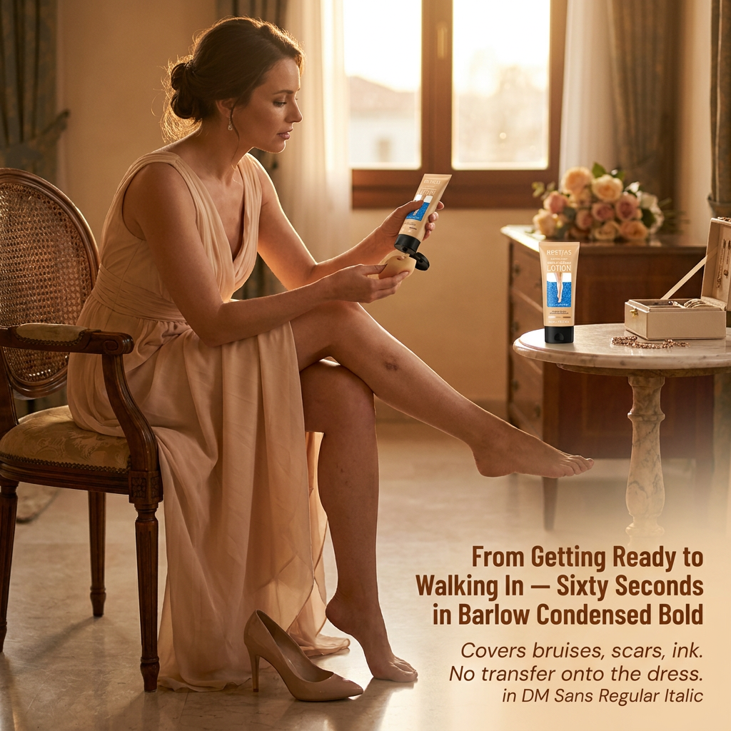 RadiantaCover™ — Paint on Holiday Legs in 60 Seconds, Ditch the Self-Tanner