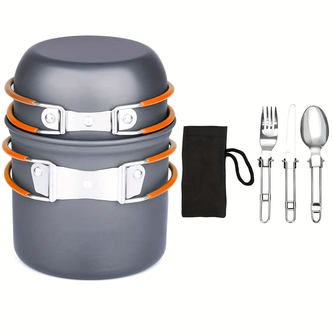Backpacking Cooking Set with Spoon and Fork