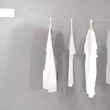 Double Line Stainless Steel Clothesline – 5.1 m Retractable Design