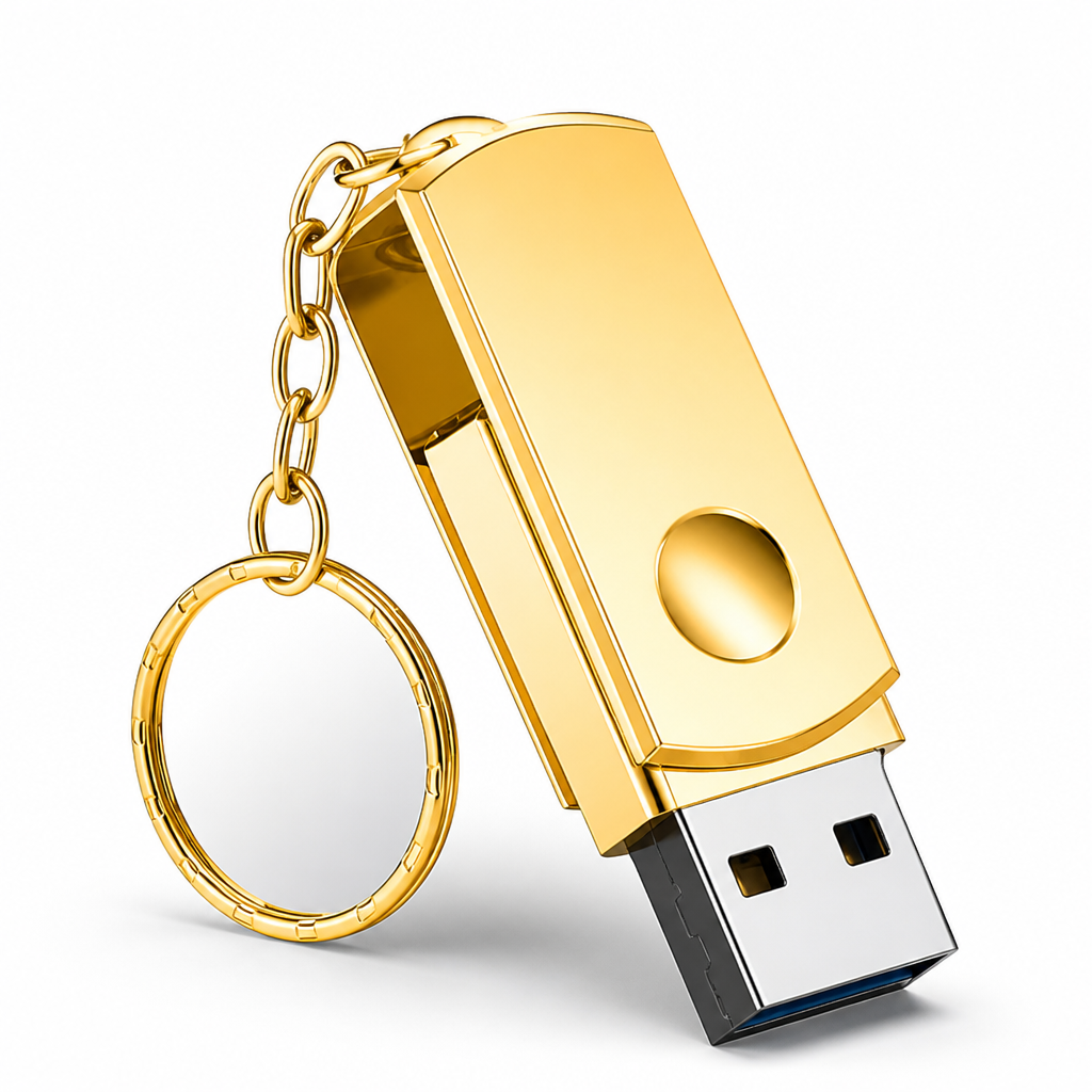 2TB USB 3.0 Waterproof Flash Drive (Keychain Loop)