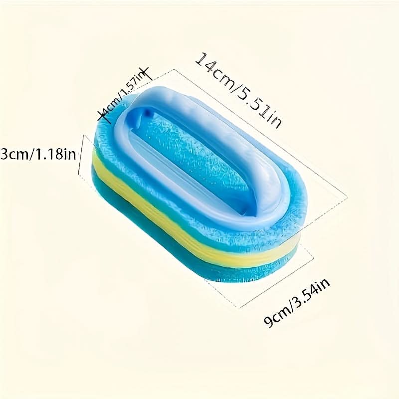 Multi-Surface Cleaning Sponge for Kitchen and Bathroom Use