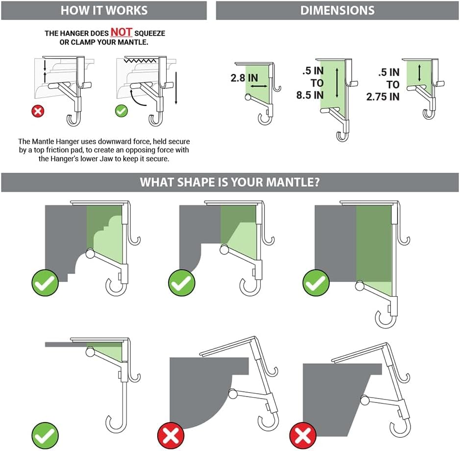 GlideGrip™ — Secure Every Stocking with Stress-Free, Scratch-Proof Strength