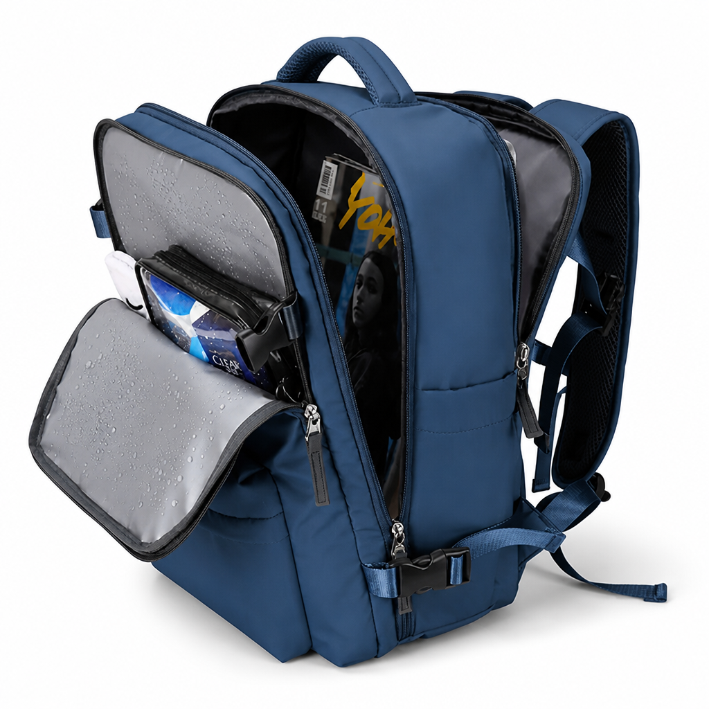 Anti-Theft Lockable Zippers & Hidden Pockets Adventure Backpack