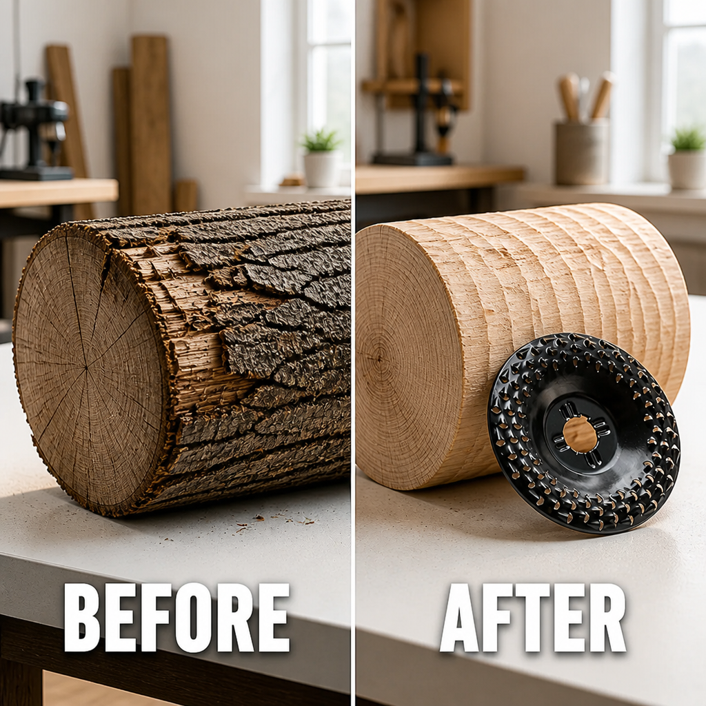 VeloCraft™ — Sculpt, Carve & Hog Wood at Double Speed on Any 5″ Grinder