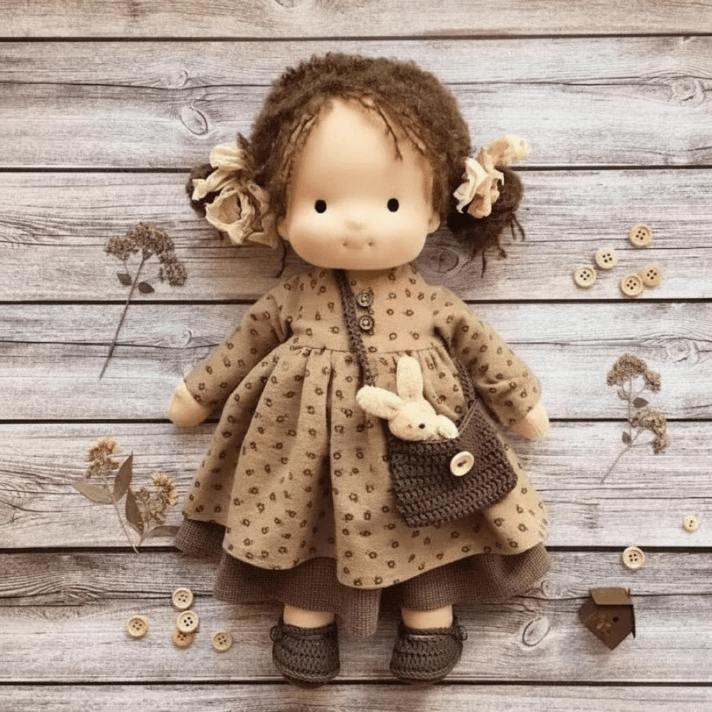 Crafted Cotton Playmate Doll for Imaginative Adventures