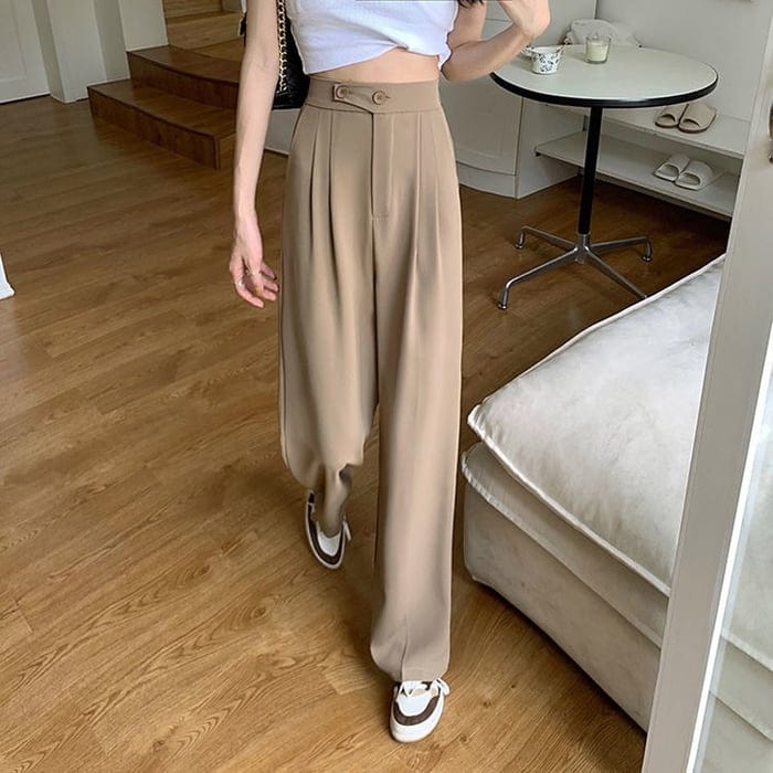 VentraEase™ Long Wide Fabric Pants — Feel Confident and Comfortable Every Step of Your Day