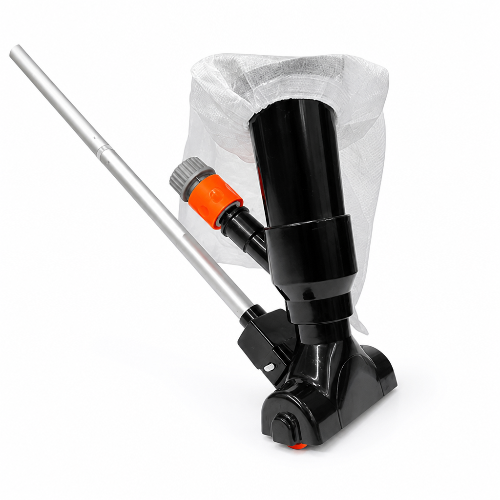 Hose-Powered Battery-Free Pool Vacuum Kit (Pole & Adapter Included)
