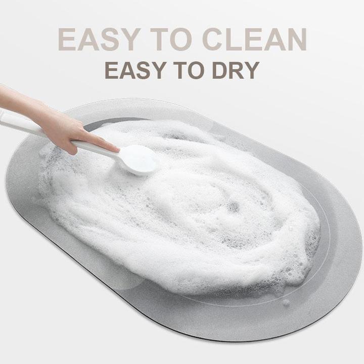 Ultra-Absorbent, Fast-Drying Bathroom Comfort Mat
