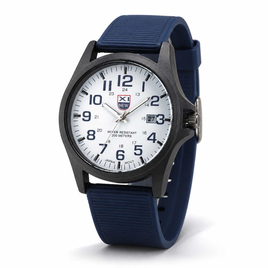 50m Water-Resistant Stainless Steel Tactical Watch (45mm)