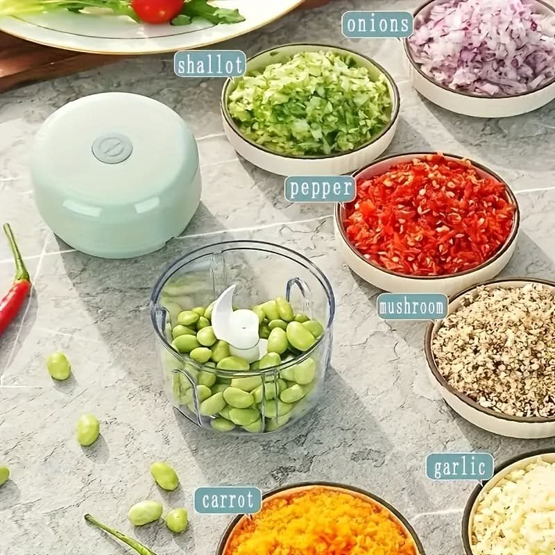 Mini Food Chopper – Electric and USB Rechargeable