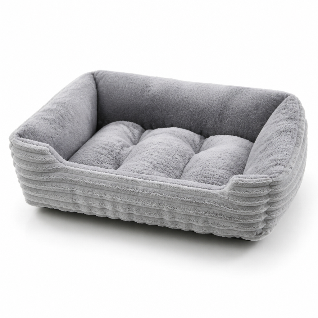 Plush Non-Slip Washable Dog Bed