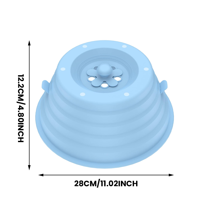 Microwave Lid with Magnetic Top and Steam Release Vents – Collapsible