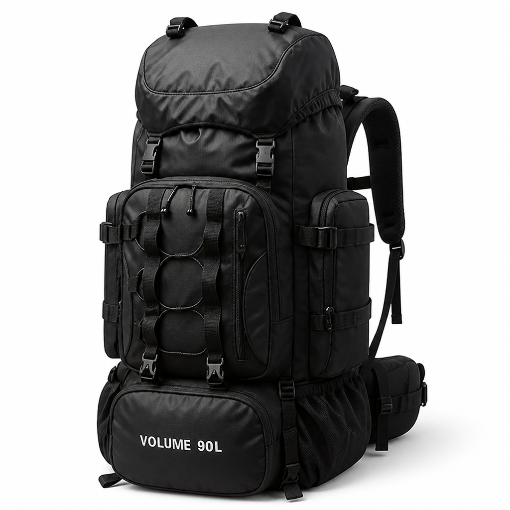 Water-Repellent Ultralight Hiking Backpack (90L)