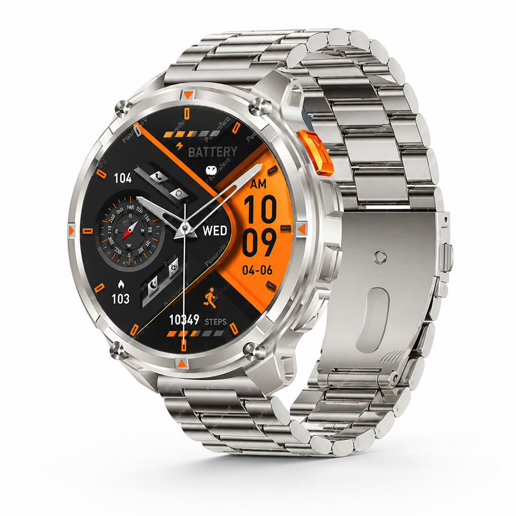 1100mAh Battery 120+ Sports Smartwatch (iPhone & Android)
