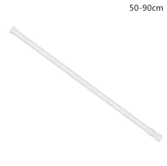 Telescopic Curtain Rod with Adjustable Spring Mechanism