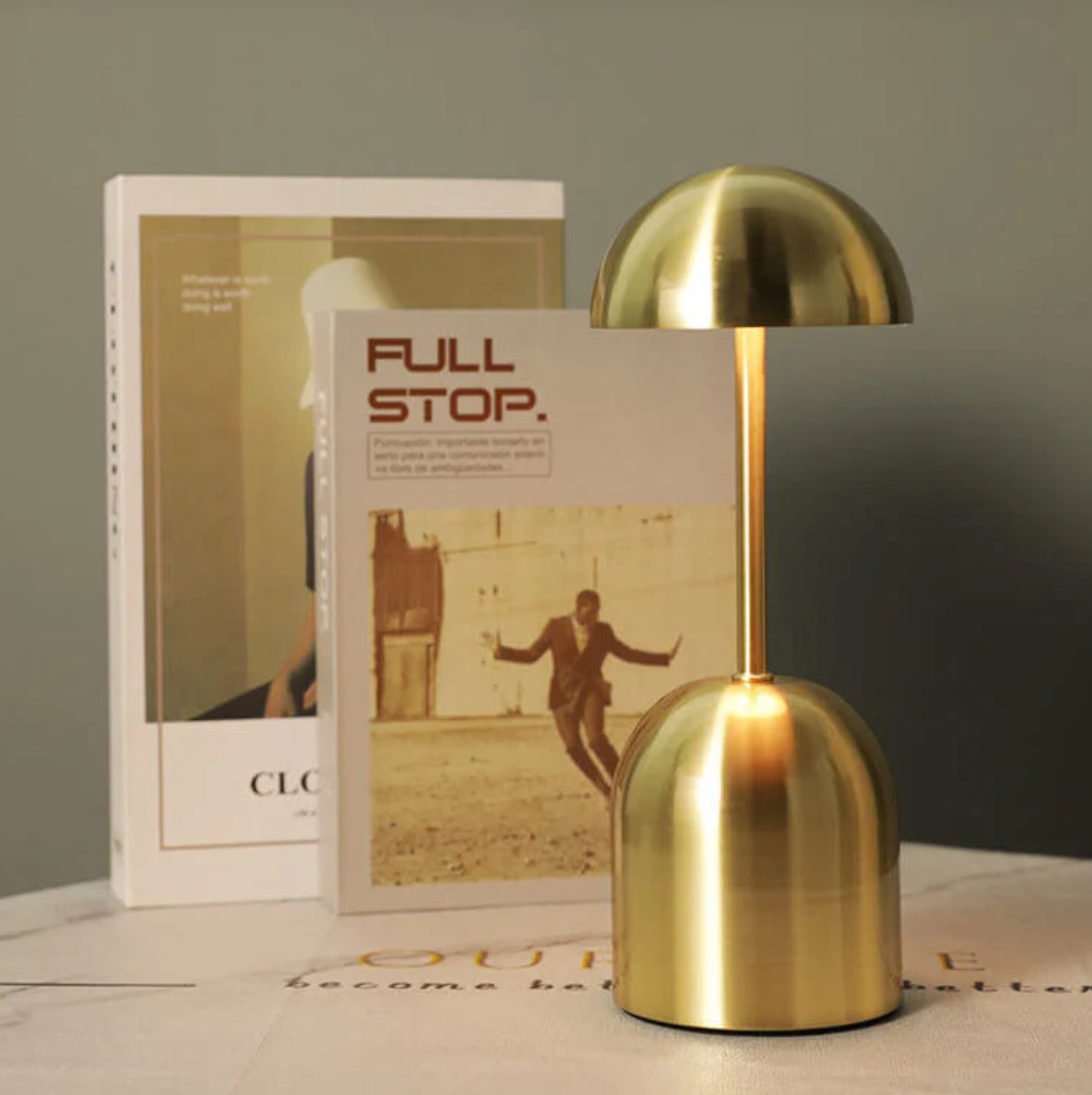 Touch-Controlled Metal LED Desk Lamp with Dimming Feature
