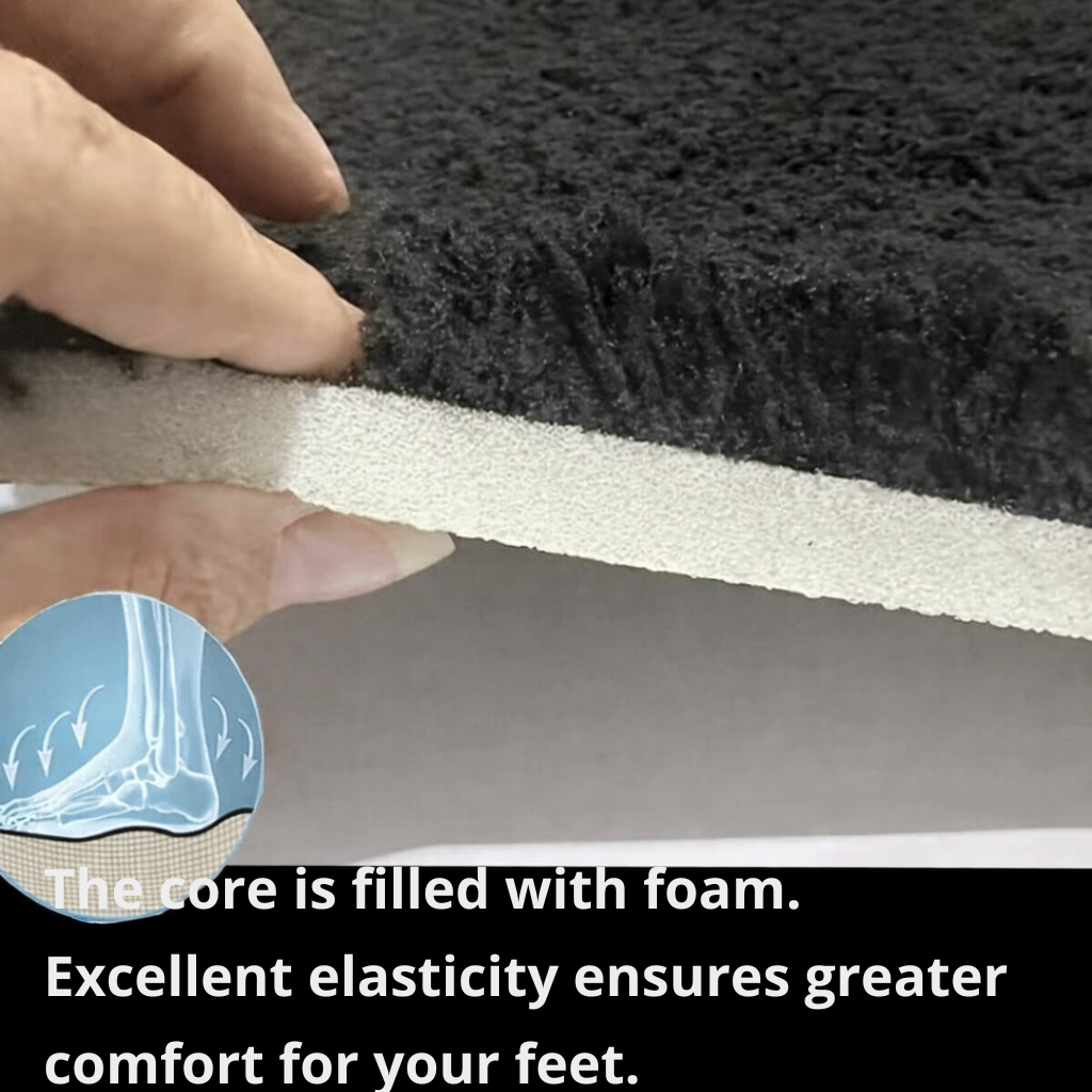 Bath Rug | Supremely Soft & Quick Dry | Slip-Resistant | Lonneke