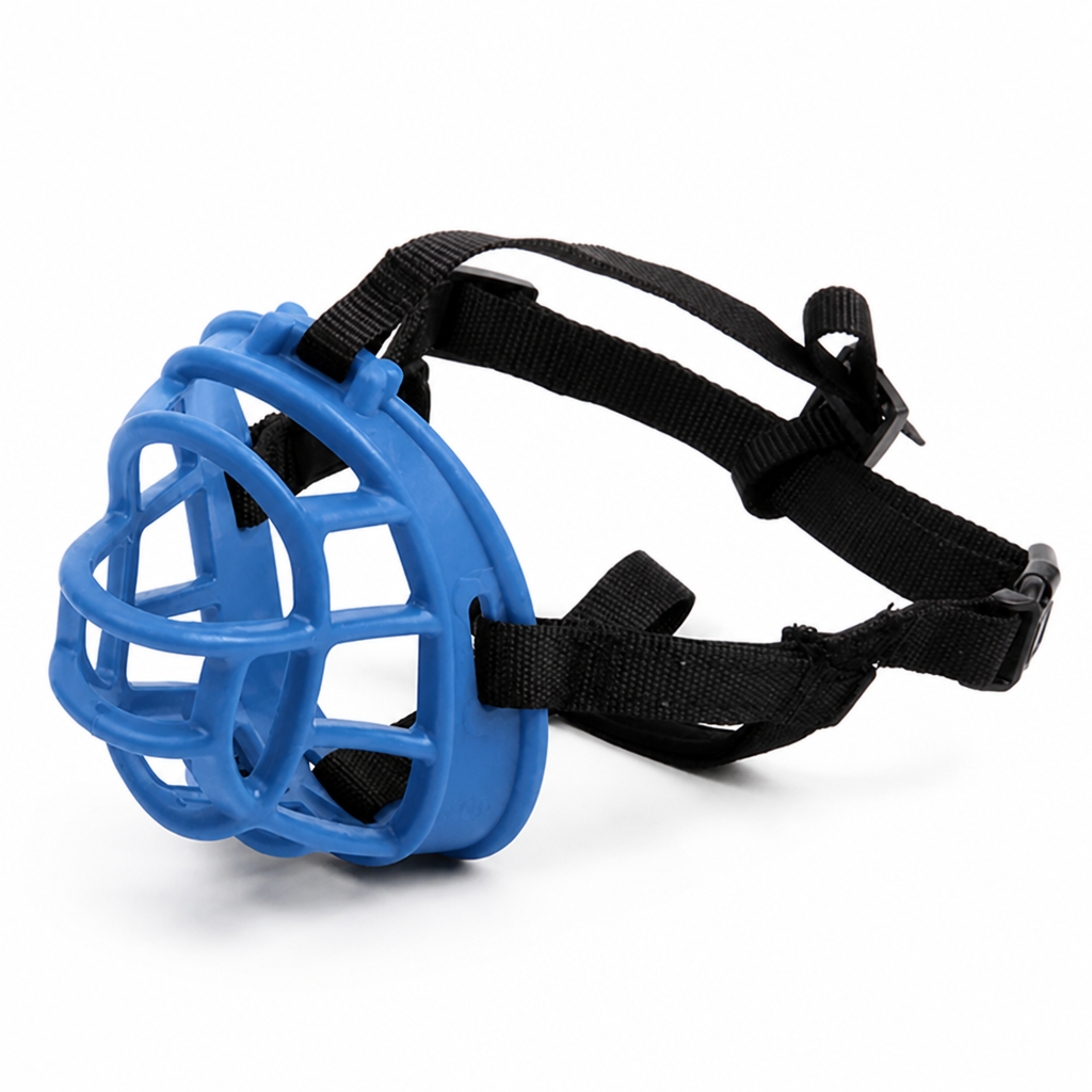 Adjustable Skin-Friendly Silicone Dog Muzzle (Sizes 1-5)