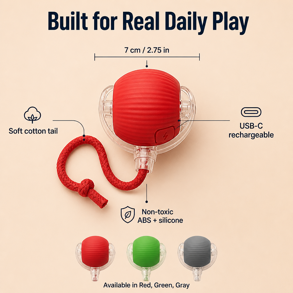 WildTail™ — Bring Back Your Bored Indoor Cat's Chasing & Pouncing Fun