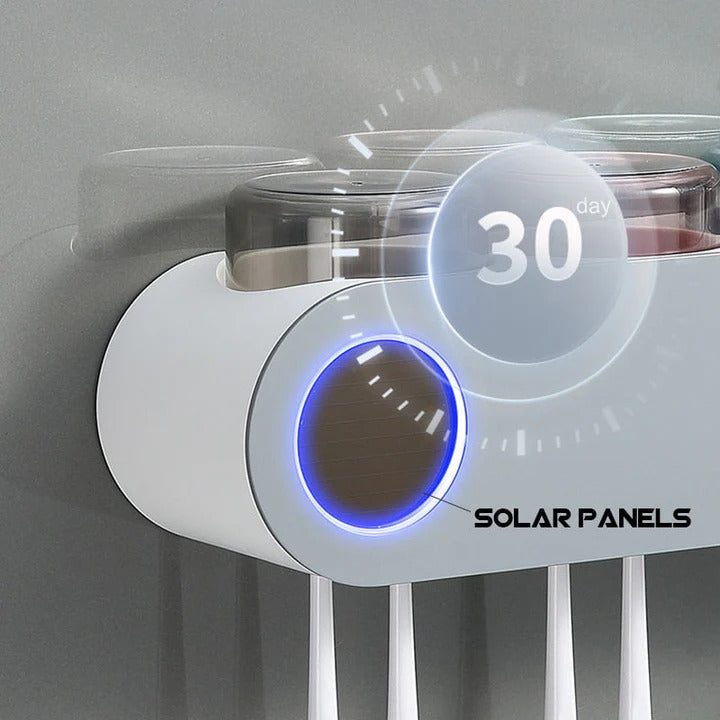 Smart Toothbrush Organizer with UV Sanitization