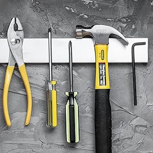 14-Inch Magnetic Knife Rack in Stainless Steel for Wall or Refrigerator