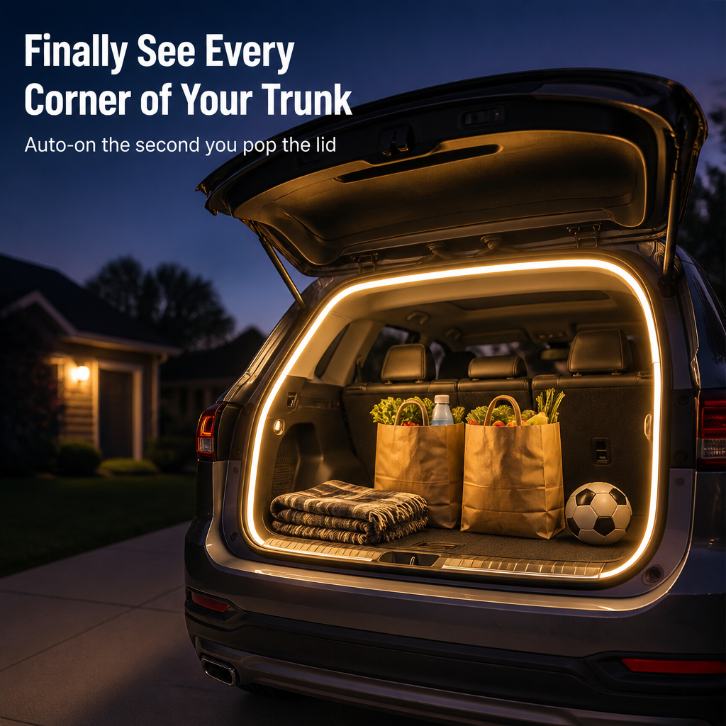 RadianceTrack™ — Lights Up Your Trunk Automatically Each Time You Open It