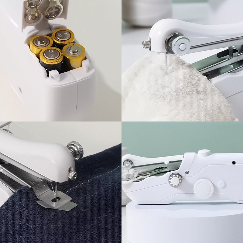 Portable Sewing Machine with Adjustable Speed and Easy Threading