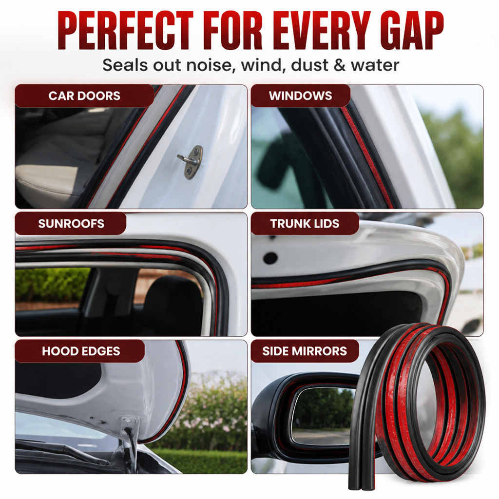 SilentGuard™ — Seal Out Road Noise, Wind & Dust in Minutes Flat