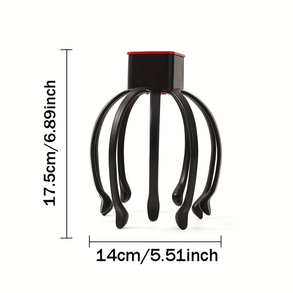 Electric Scalp Massager with Octopus Claw Design for Relaxation and Vibration