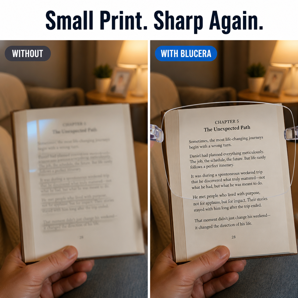 BluCera™ — See, Drive & Scroll Clearly With Just One Lightweight Pair