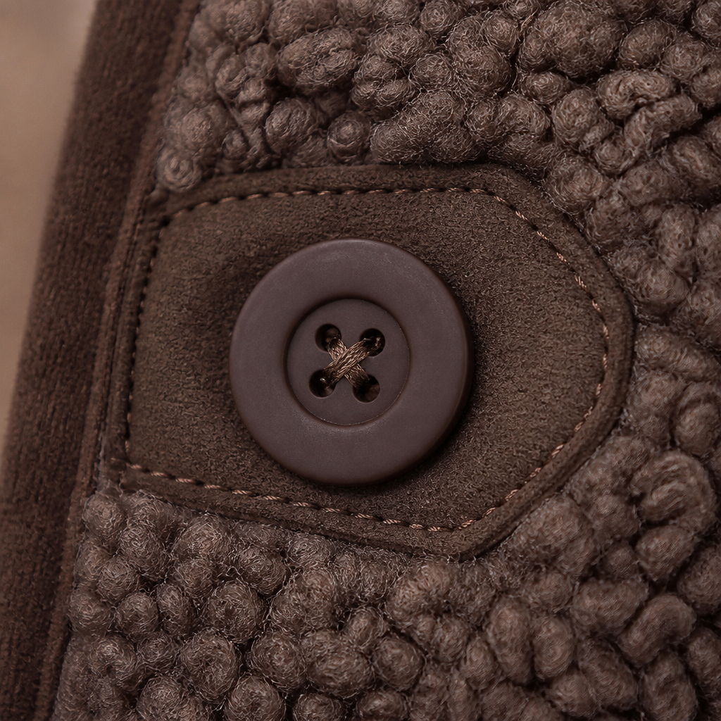 CloudWarm™ – Cozy Sherpa Button-Front Sleeveless Vest